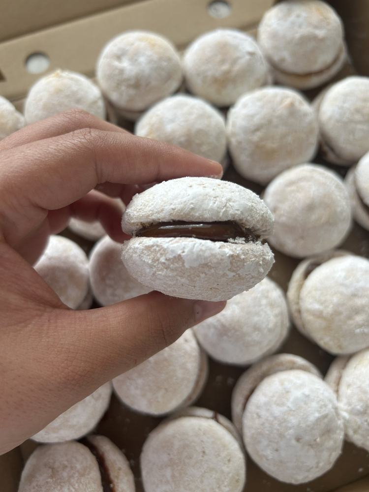 Empolvados rellenos de manjar